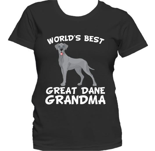World's Best Great Dane Grandma Dog Owner Women's T-Shirt