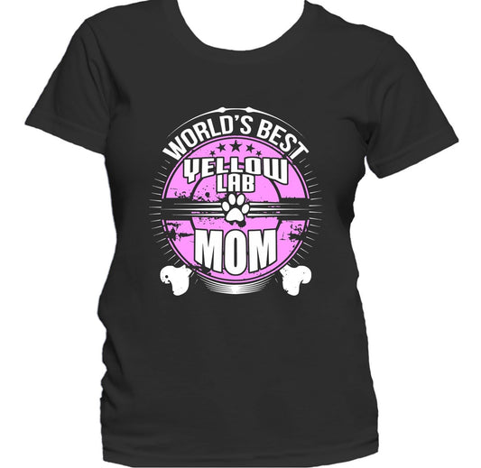 World's Best Yellow Lab Mom Dog Owner T-Shirt