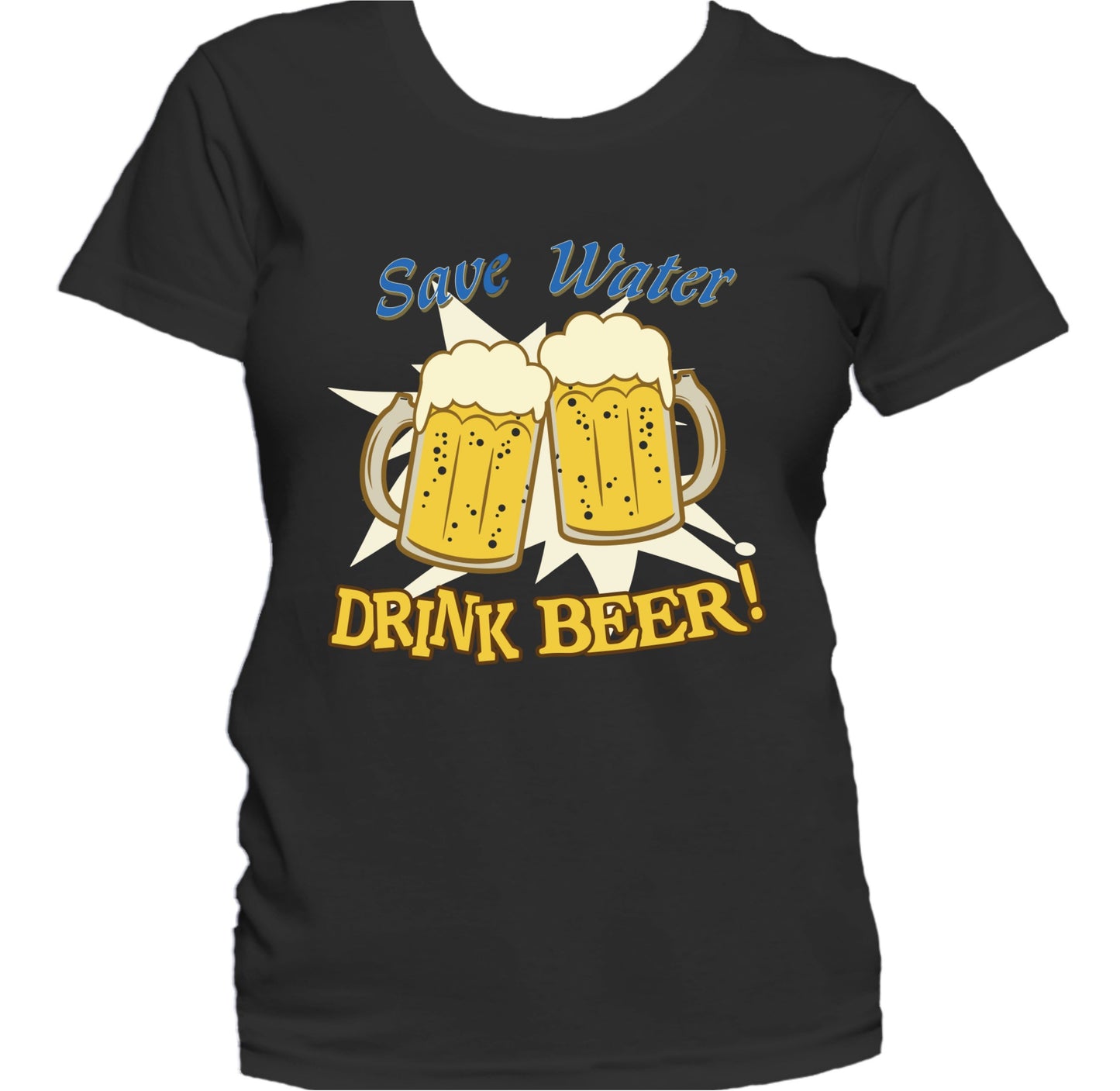 Save Water Drink Beer Classic Funny Beer Saying Women's T-Shirt