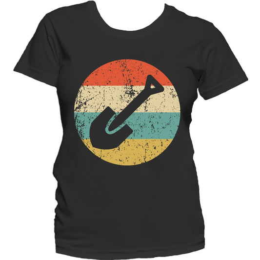 Archaeologist Shirt - Vintage Retro Spade Shovel Women's T-Shirt