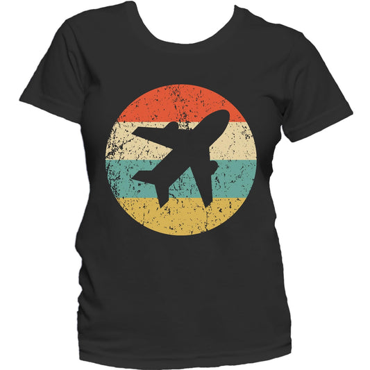 Pilot Shirt - Vintage Retro Airplane Women's T-Shirt