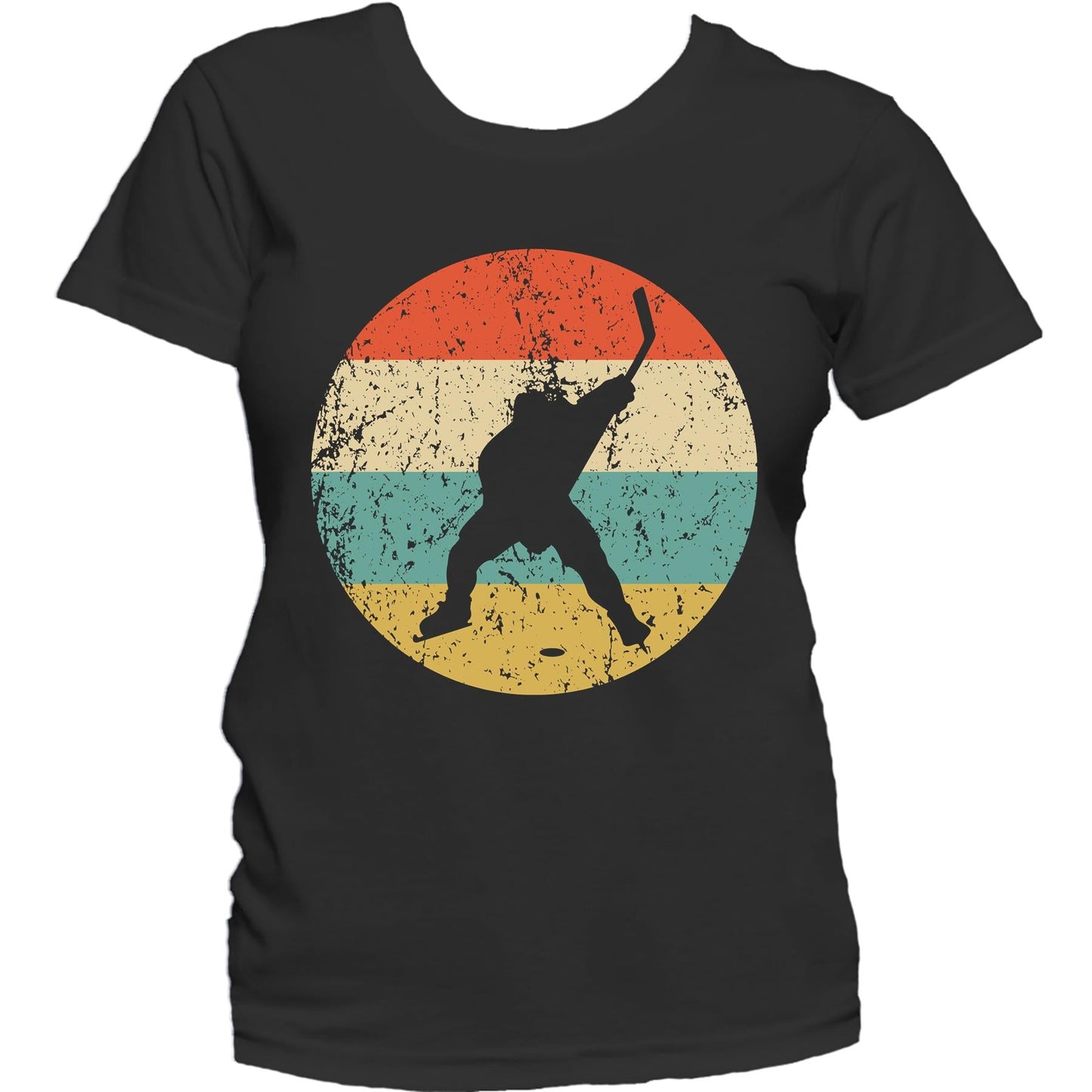Hockey Shirt - Vintage Retro Hockey Player Women's T-Shirt