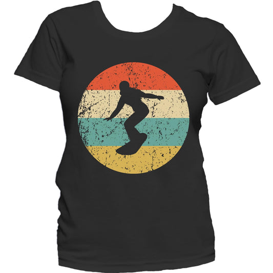 Snowboarding Shirt - Vintage Retro Snowboarder Women's T-Shirt