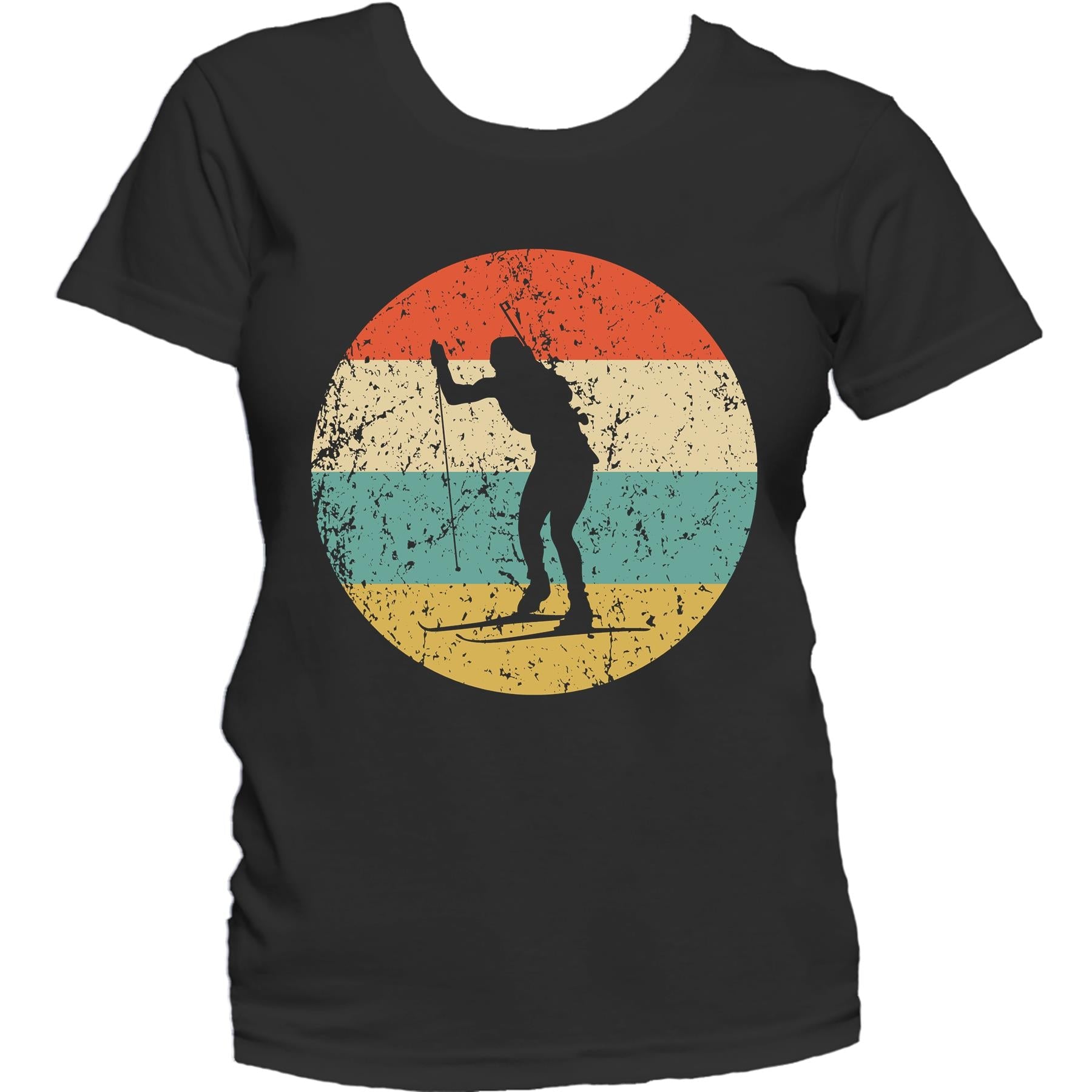 Biathlon Shirt - Vintage Retro Biathlete Women's T-Shirt