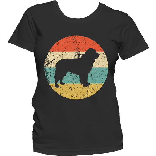 Newfoundland Shirt - Vintage Retro Newfie Dog Women's T-Shirt