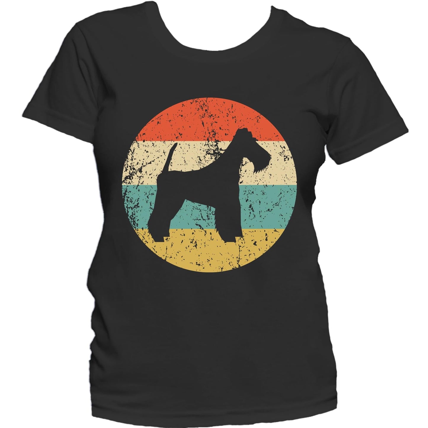 Fox Terrier Shirt - Vintage Retro Fox Terrier Dog Women's T-Shirt