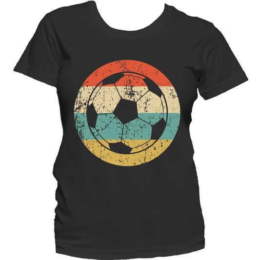 Soccer Shirt - Retro Soccer Ball Icon Women's T-Shirt