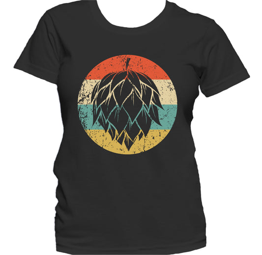 Hops Retro Style Craft Beer Women's T-Shirt