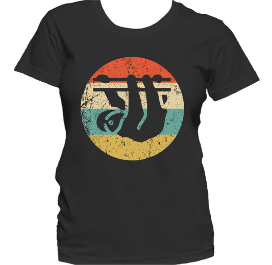 Sloth Retro Style Animal Women's T-Shirt