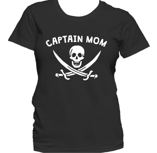Captain Mom Pirate Mother's Day Women's T-Shirt