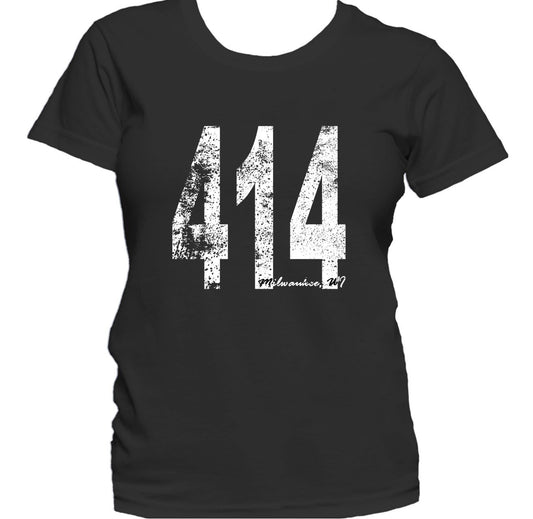 Retro Style Milwaukee Area Code 414 Women's T-Shirt