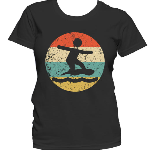 Skimboarding Retro Skimboarder Icon Women's T-Shirt
