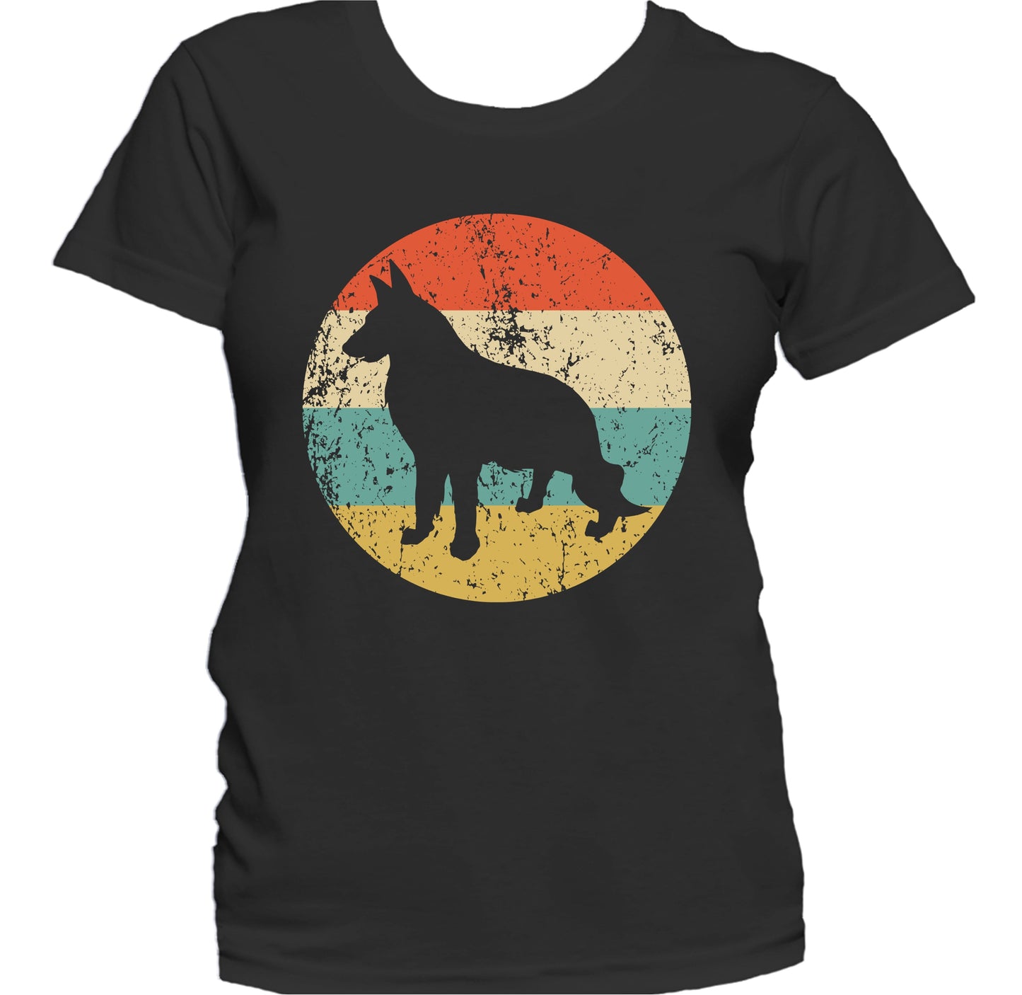 Retro German Shepherd Dog Breed Icon Women's T-Shirt