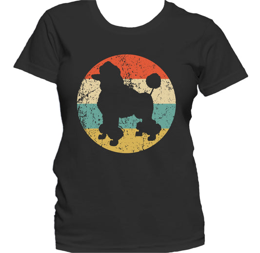 Retro Poodle Dog Breed Icon Women's T-Shirt