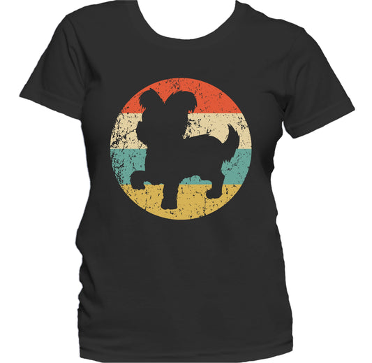 Retro Yorkshire Terrier Dog Breed Icon Women's T-Shirt