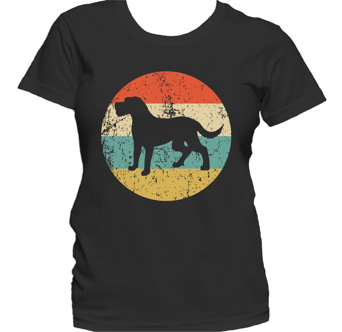 Retro Irish Wolfhound Dog Breed Icon Women's T-Shirt