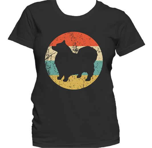 Retro Keeshond Dog Breed Icon Women's T-Shirt