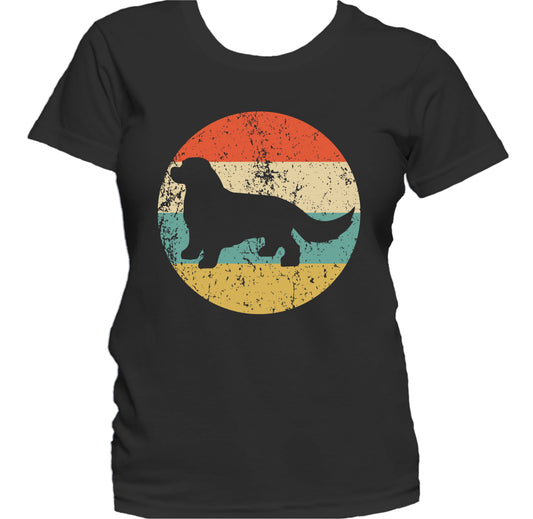 Retro King Charles Spaniel Dog Breed Icon Women's T-Shirt