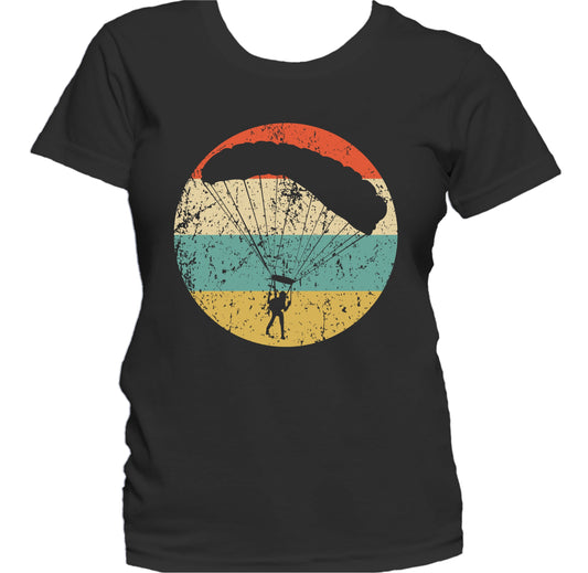 Skydiving Shirt - Retro Parachute Icon Women's T-Shirt