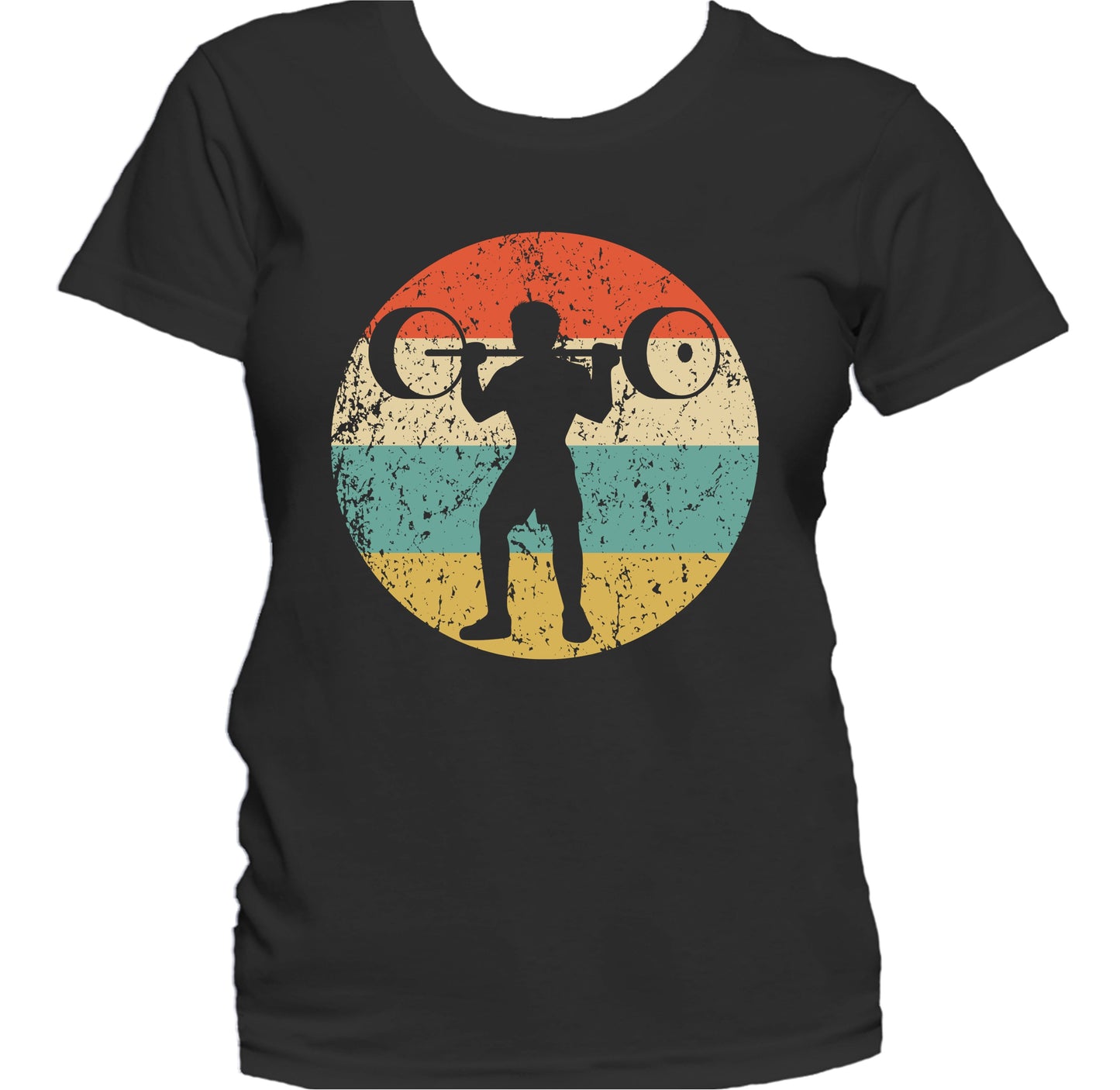 Weightlifting Powerlifting Retro Weightlifting Fitness Women's T-Shirt