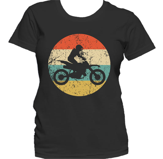 Dirt Biking Motocross Dirt Biker Retro Extreme Sports Women's T-Shirt