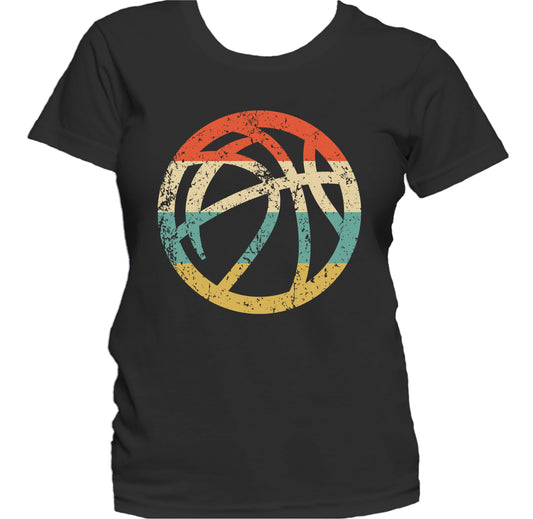 Basketball Icon Retro Basketball Women's T-Shirt