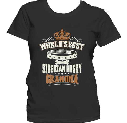 World's Best Siberian Husky Grandma Women's T-Shirt