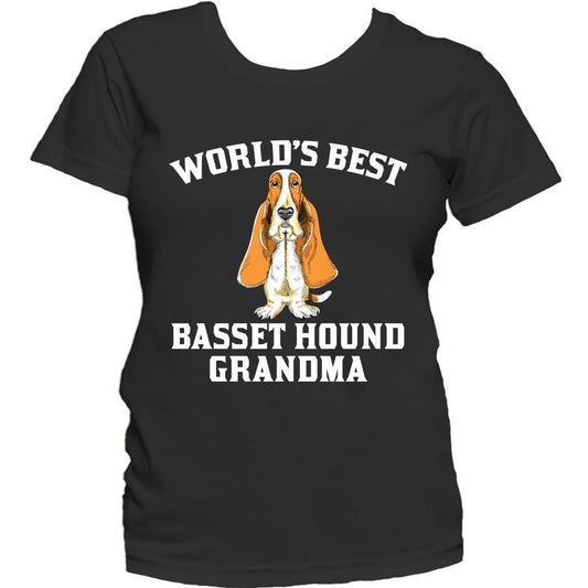 World's Best Basset Hound Grandma Dog Women's T-Shirt