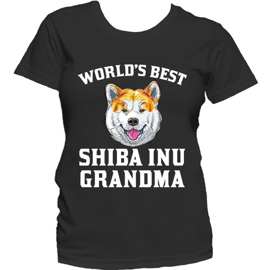 World's Best Shiba Inu Grandma Dog Women's T-Shirt