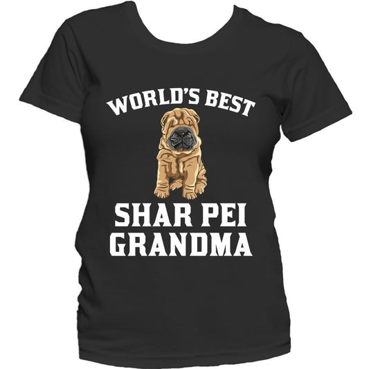 World's Best Shar Pei Grandma Dog Women's T-Shirt