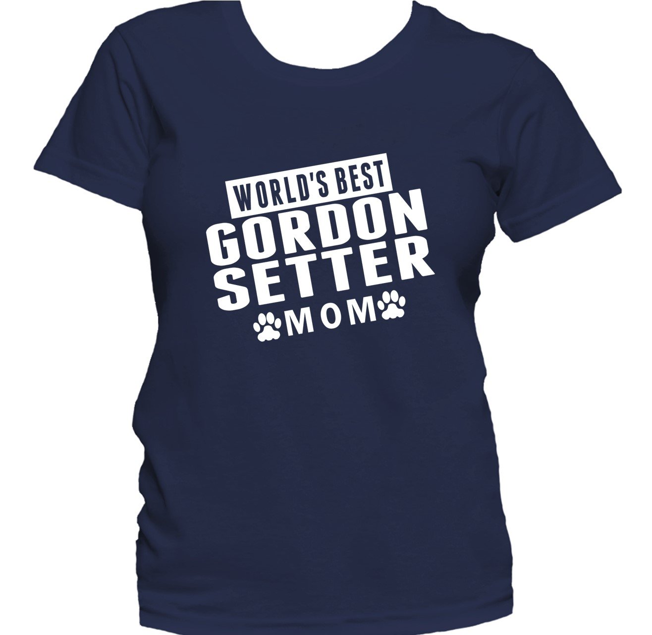 Gordon Setter Mom Shirt - World's Best Gordon Setter Mom Women's T-Shirt