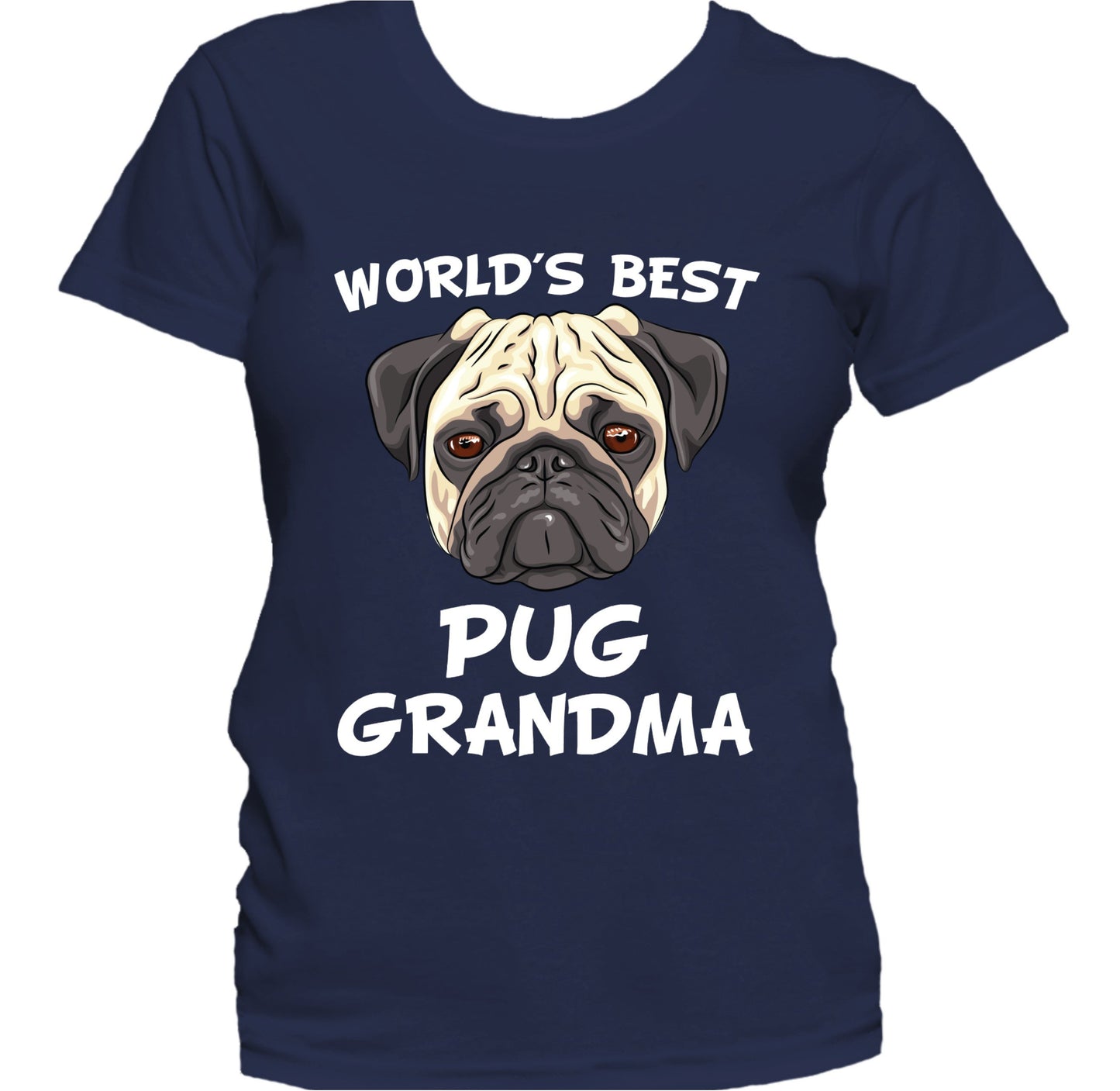 World's Best Pug Grandma Dog Owner Women's T-Shirt