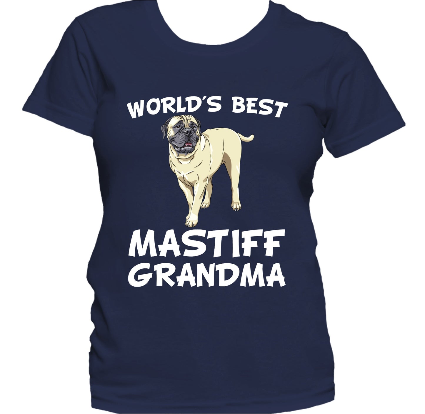 World's Best Mastiff Grandma Dog Owner Women's T-Shirt