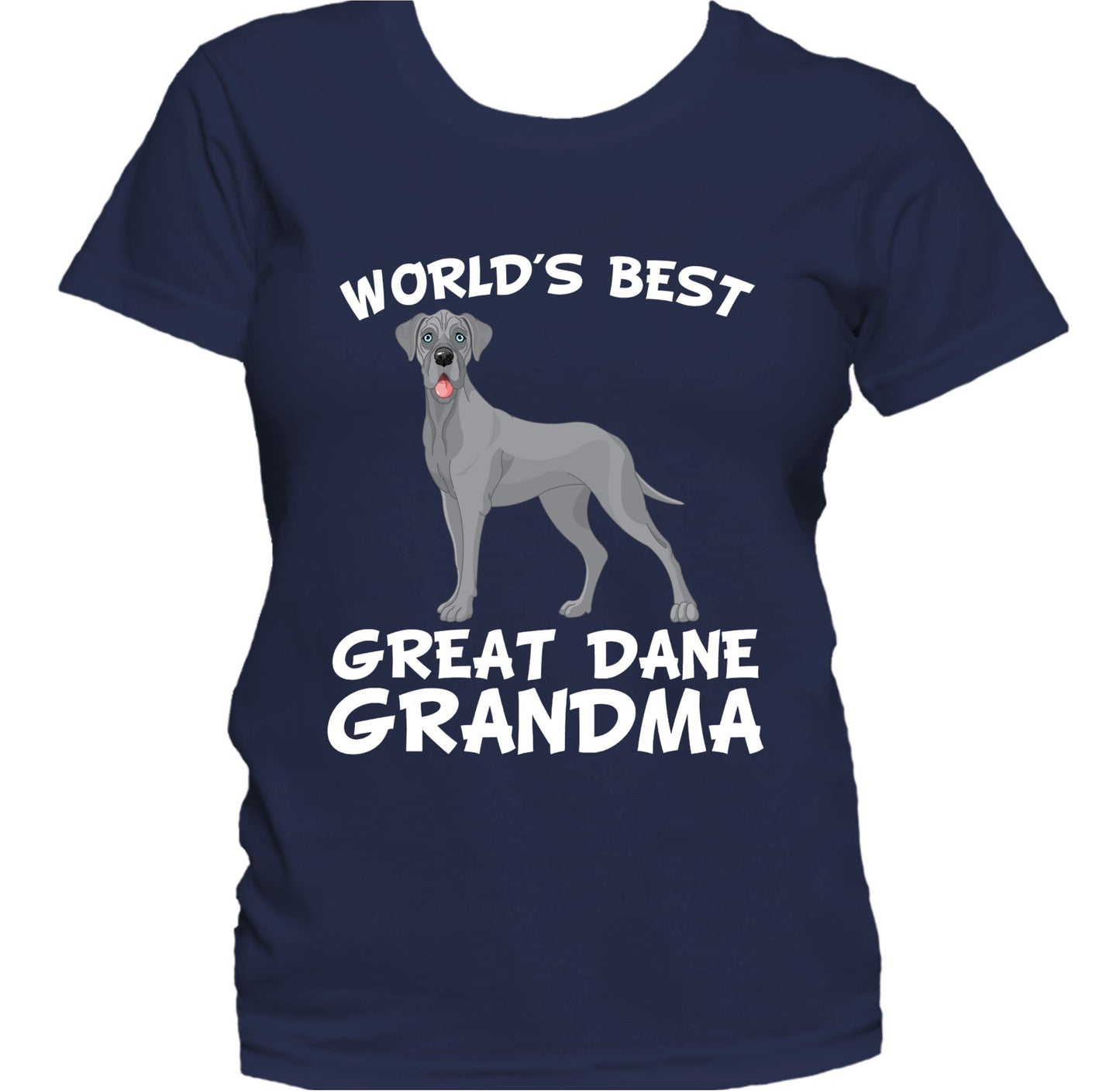 World's Best Great Dane Grandma Dog Owner Women's T-Shirt