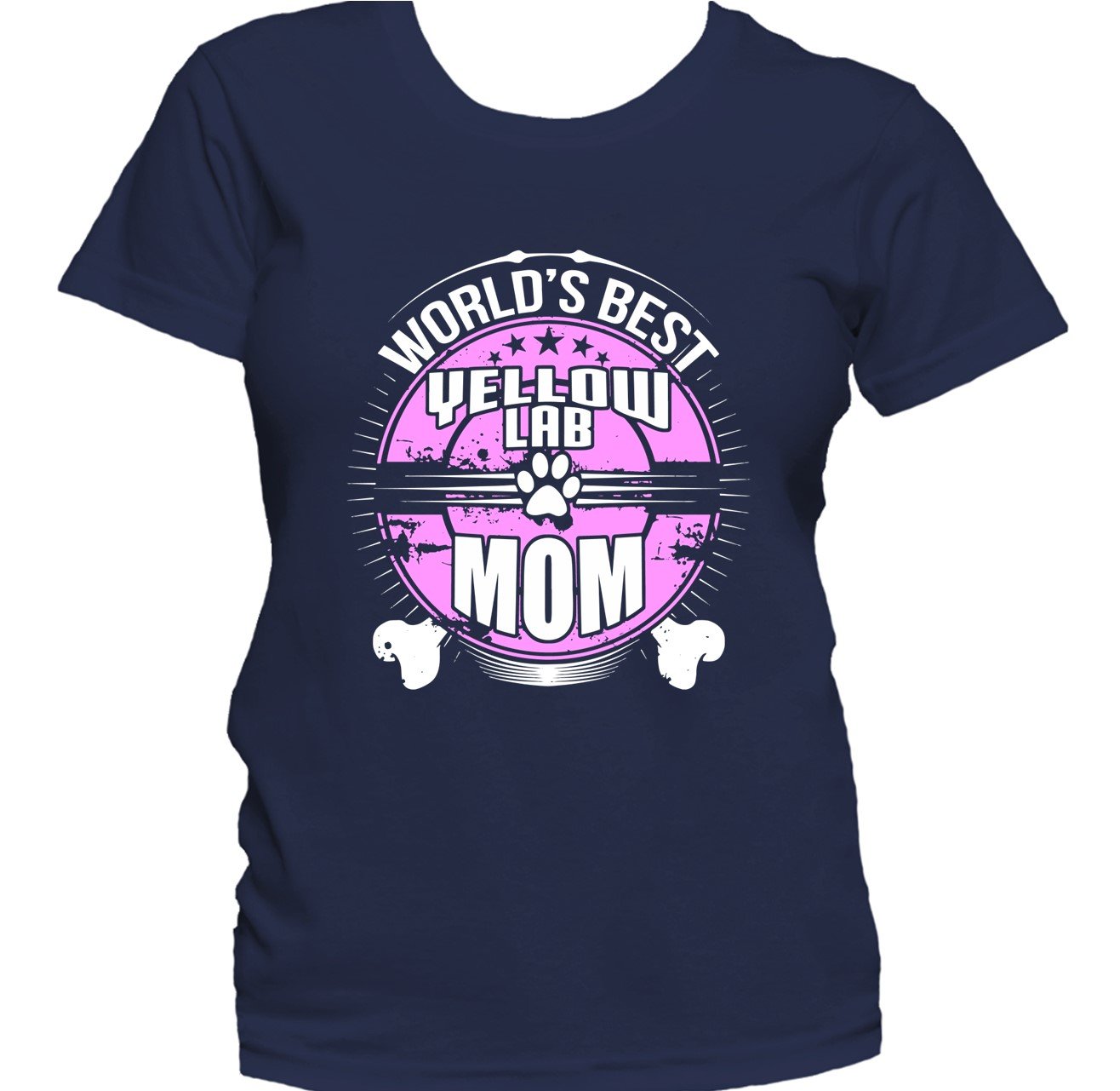 World's Best Yellow Lab Mom Dog Owner T-Shirt
