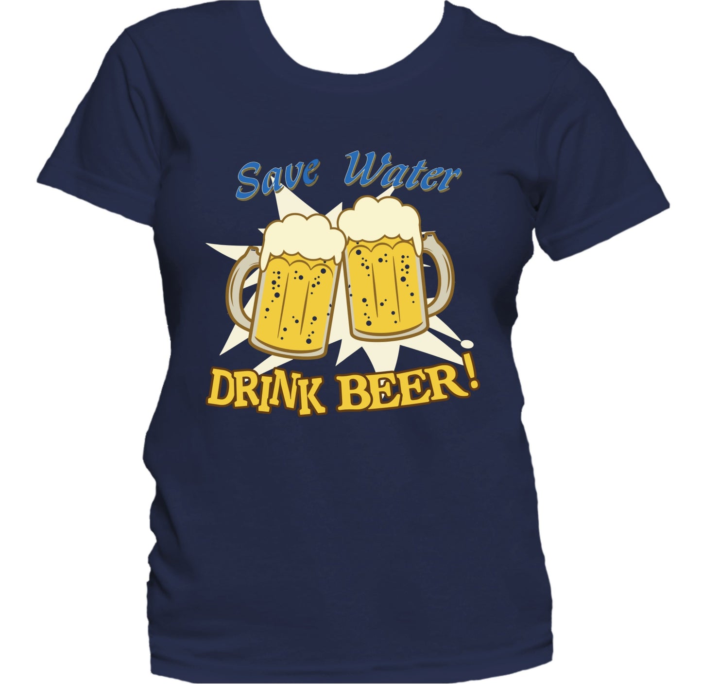 Save Water Drink Beer Classic Funny Beer Saying Women's T-Shirt