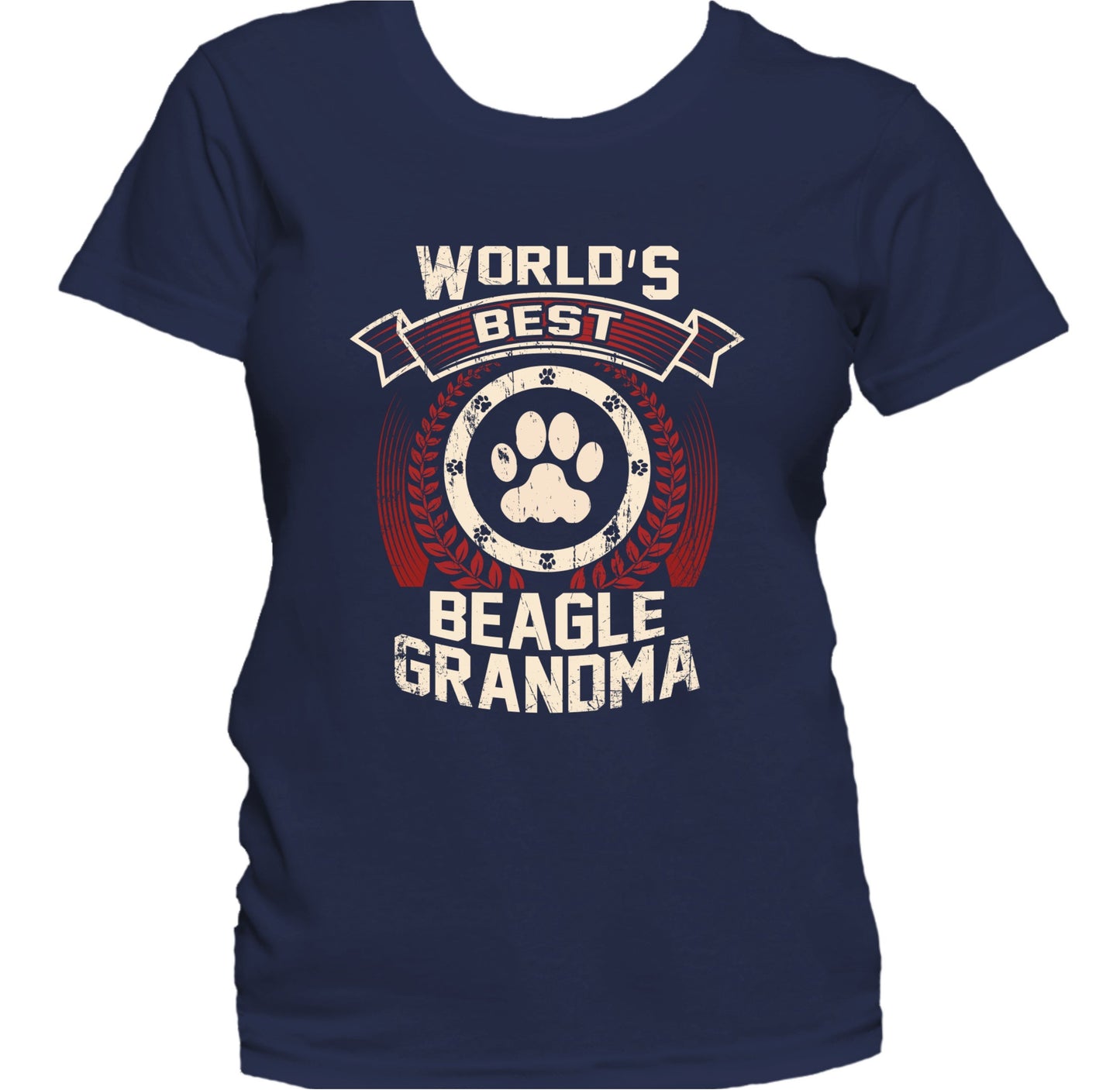 World's Best Beagle Grandma Women's T-Shirt - Dog Grandma Shirt