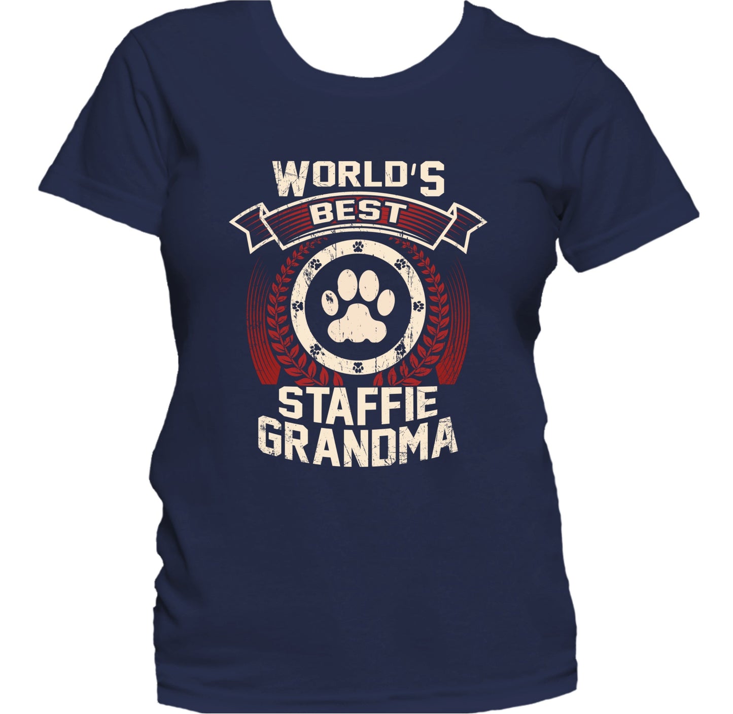 World's Best Staffie Grandma Women's T-Shirt - Dog Grandma Shirt
