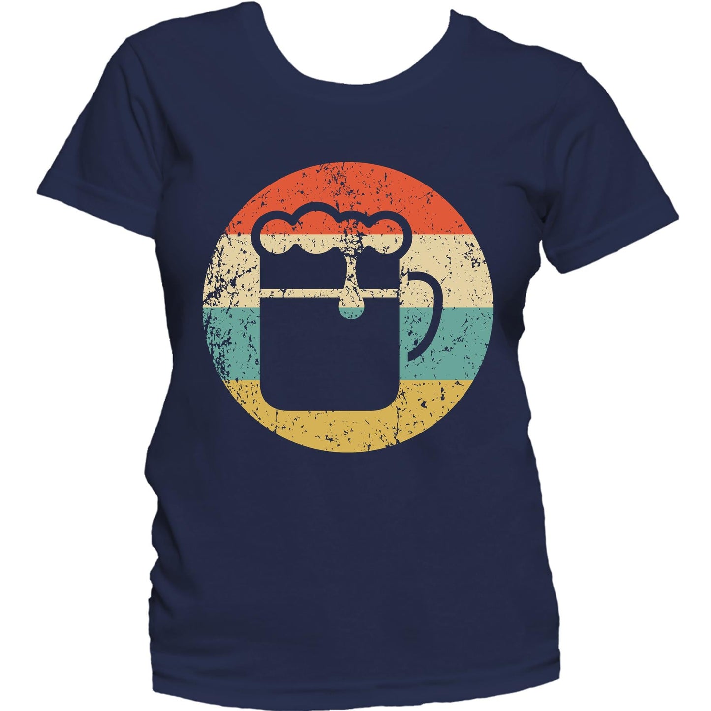 Craft Beer Drinker Shirt - Retro Beer Glass Women's T-Shirt