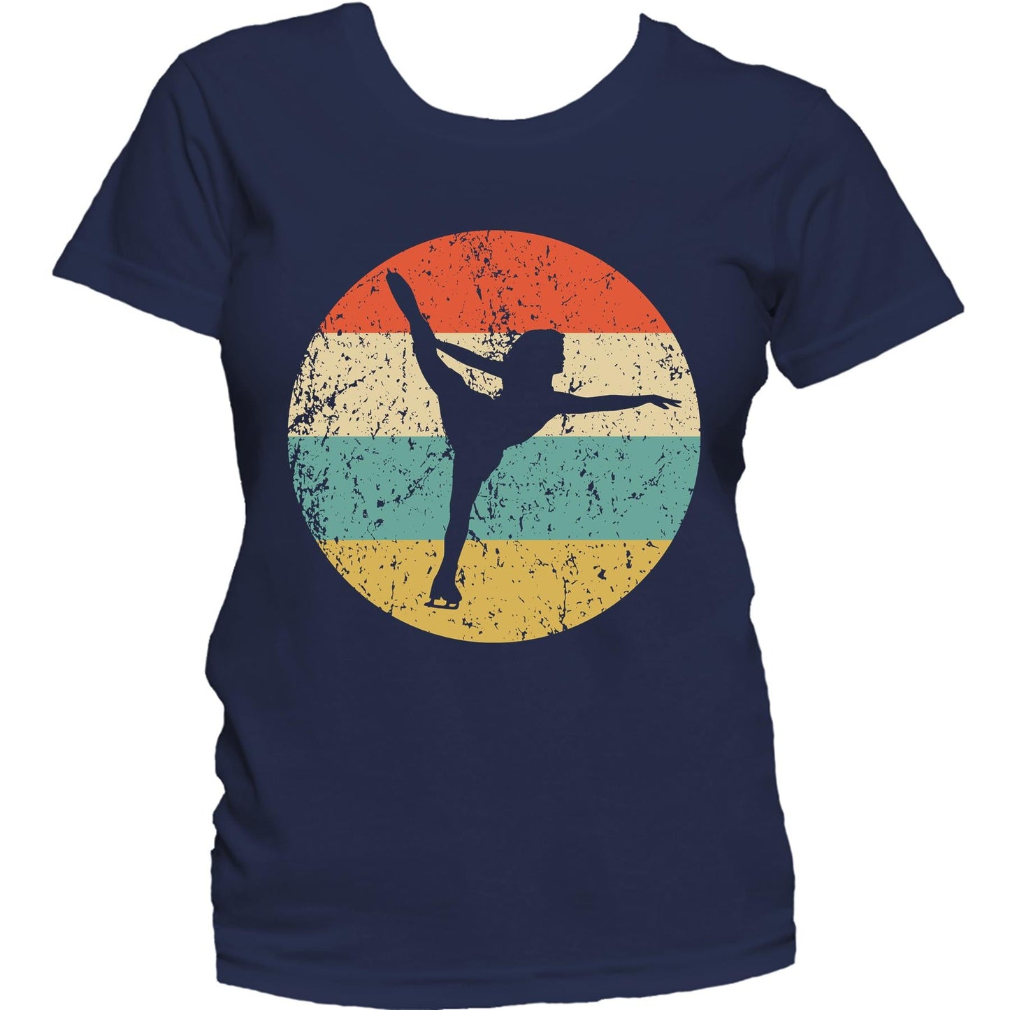Figure Skating Shirt - Vintage Retro Figure Skater Women's T-Shirt