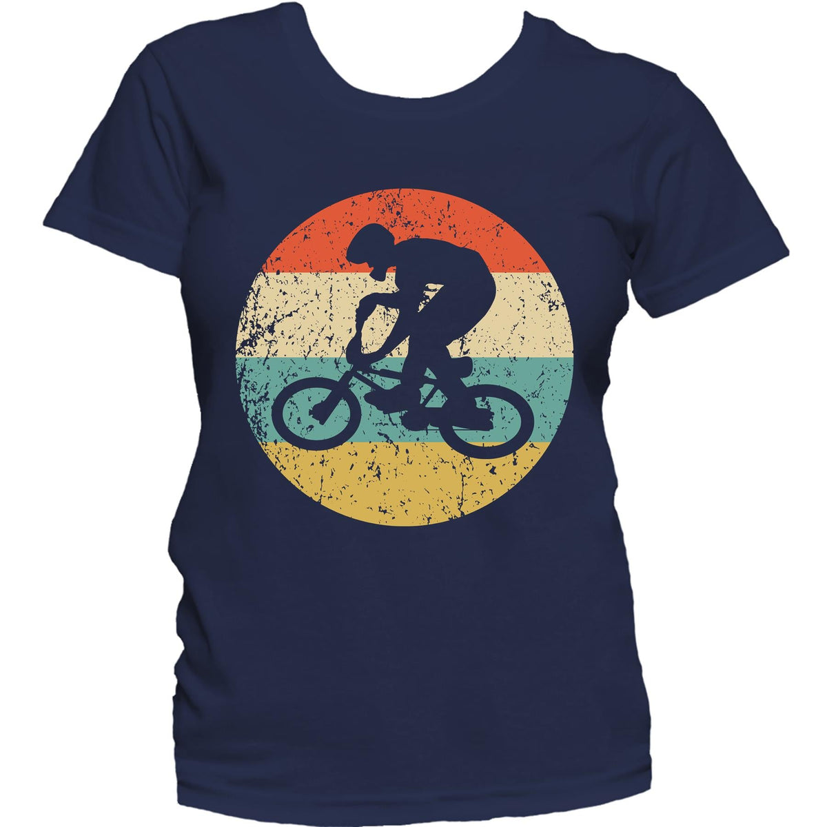 BMX Shirt - Vintage Retro BMX Bike Rider Women's T-Shirt