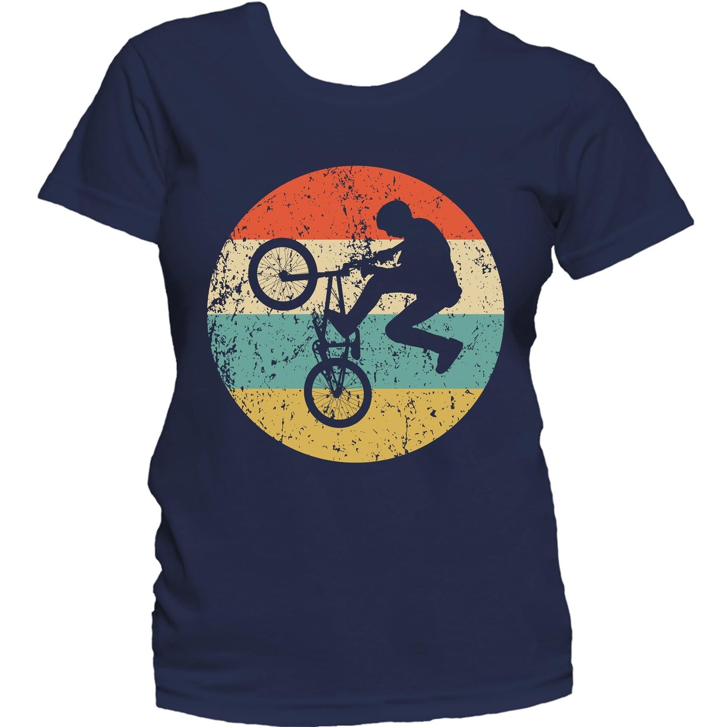 BMX Shirt - Vintage Retro BMX Bike Rider Women's T-Shirt