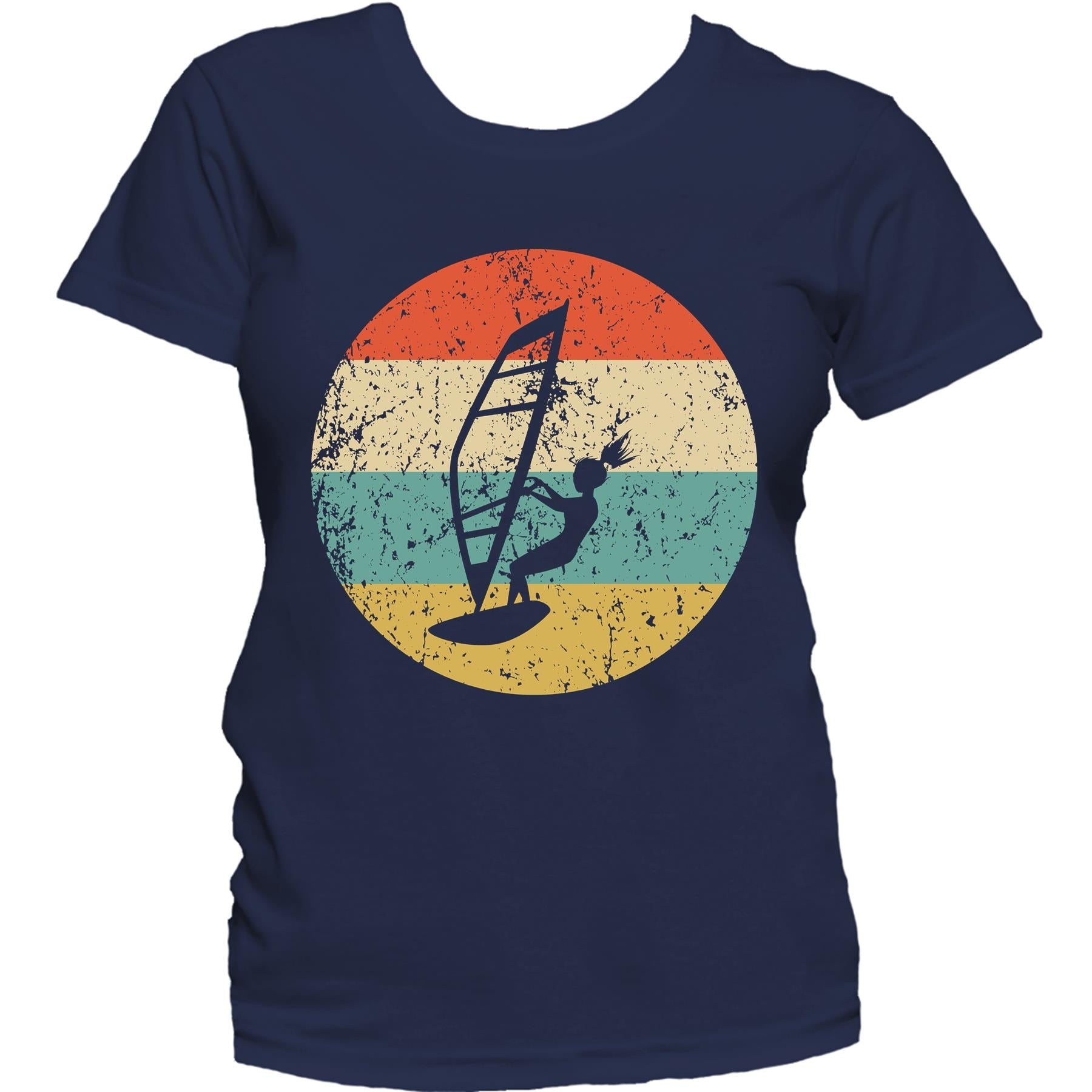 Windsurfing Shirt - Vintage Retro Windsurfer Women's T-Shirt