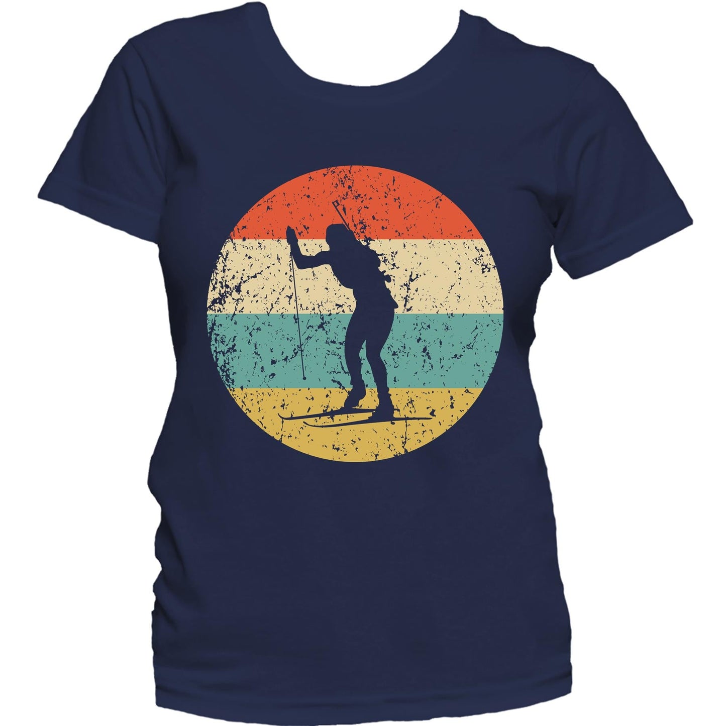 Biathlon Shirt - Vintage Retro Biathlete Women's T-Shirt