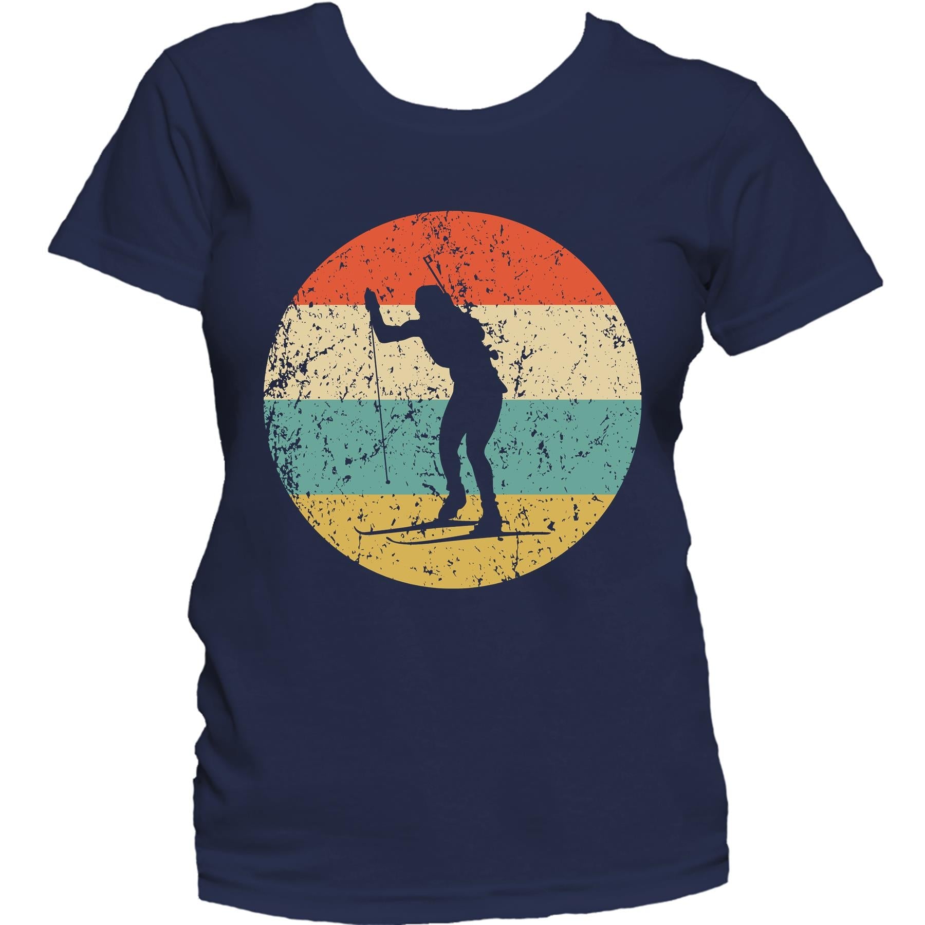 Biathlon Shirt - Vintage Retro Biathlete Women's T-Shirt