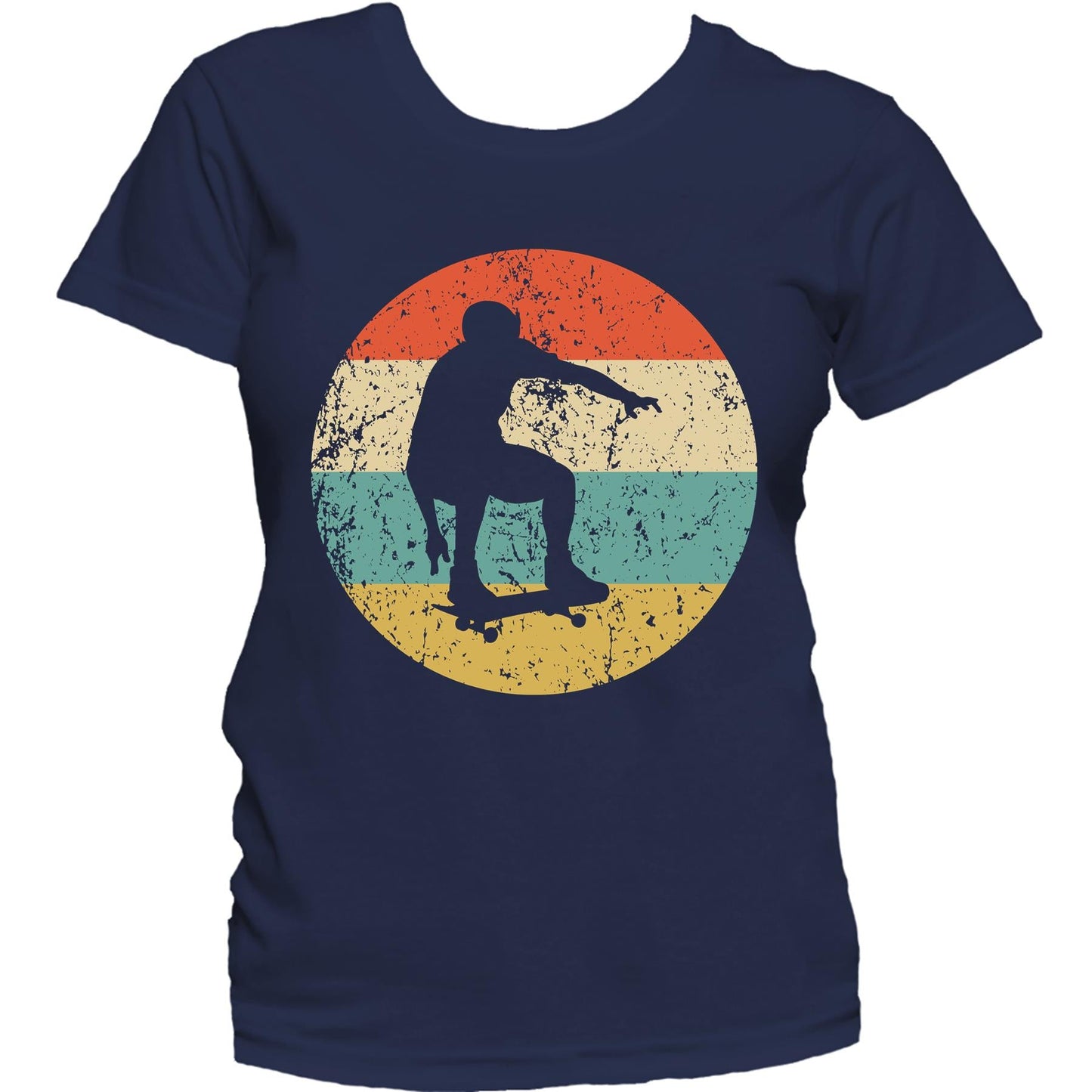 Skateboarding Shirt - Vintage Retro Skateboarder Women's T-Shirt