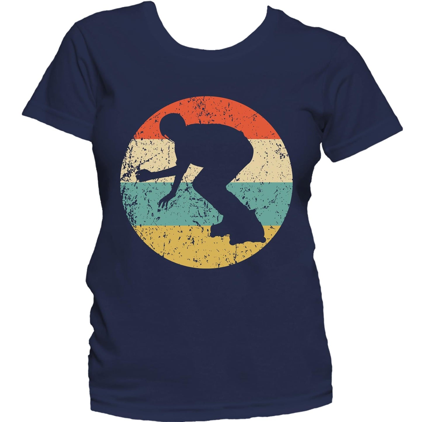 Inline Skating Shirt - Vintage Retro Skater Women's T-Shirt