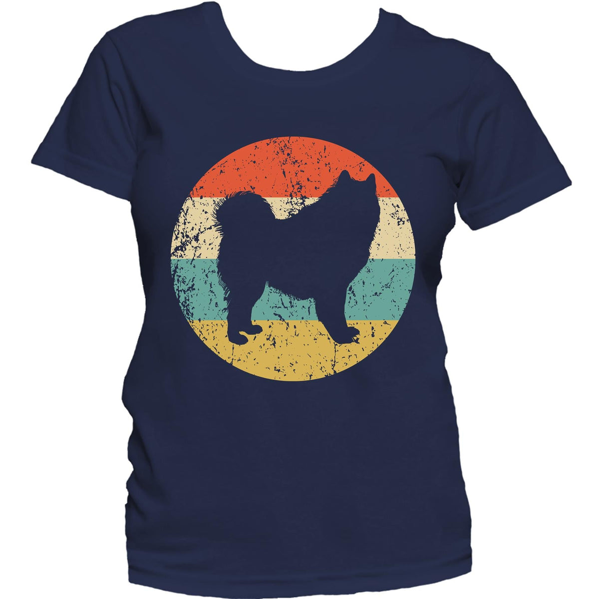Samoyed Shirt - Vintage Retro Samoyed Dog Women's T-Shirt