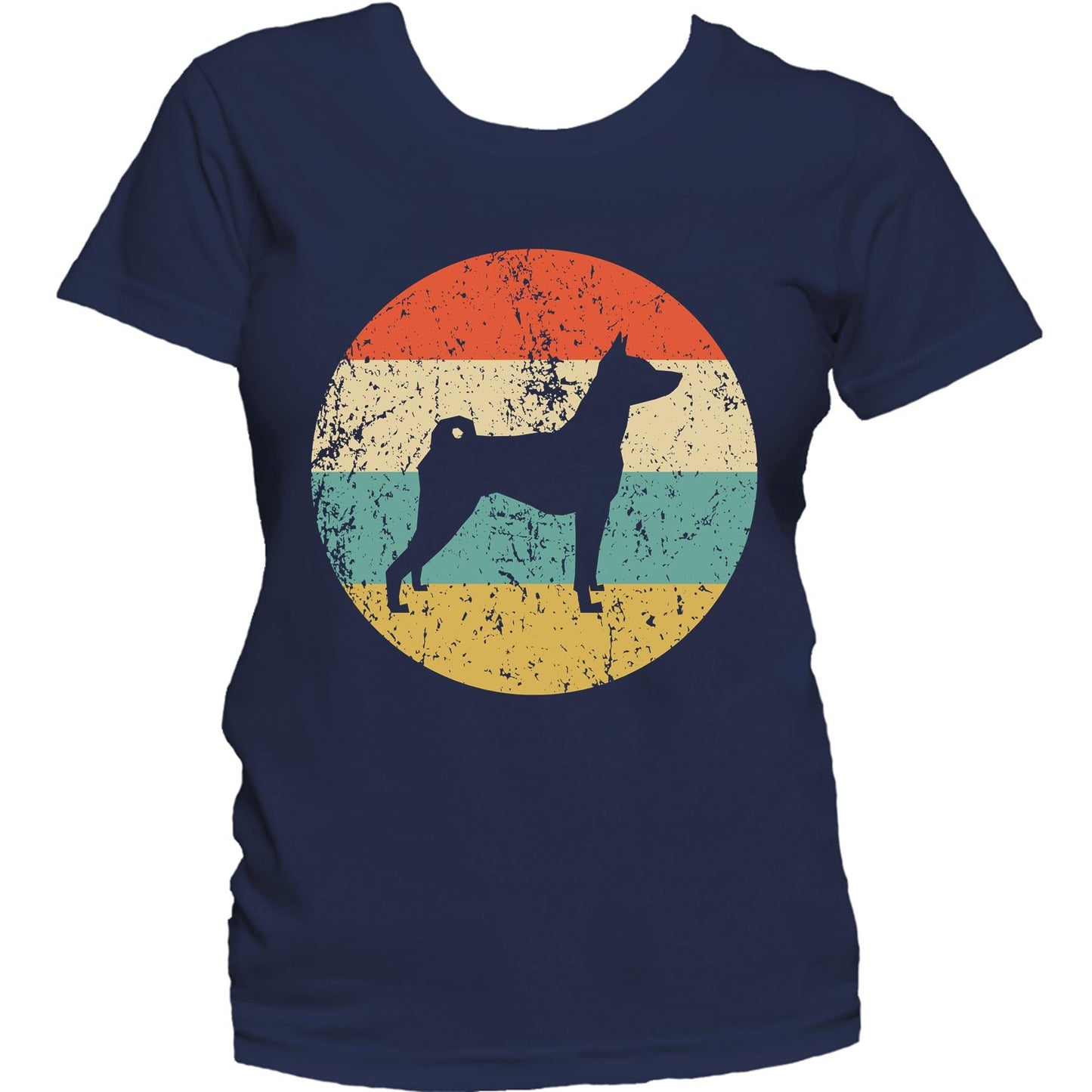 Basenji Shirt - Vintage Retro Basenji Dog Women's T-Shirt