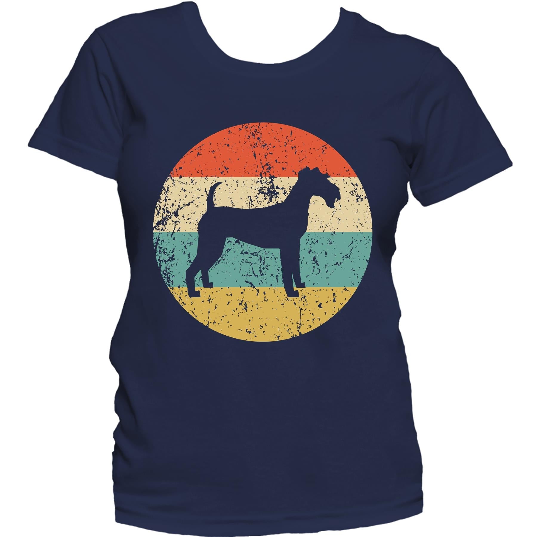Irish Terrier Shirt - Vintage Retro Irish Terrier Dog Women's T-Shirt